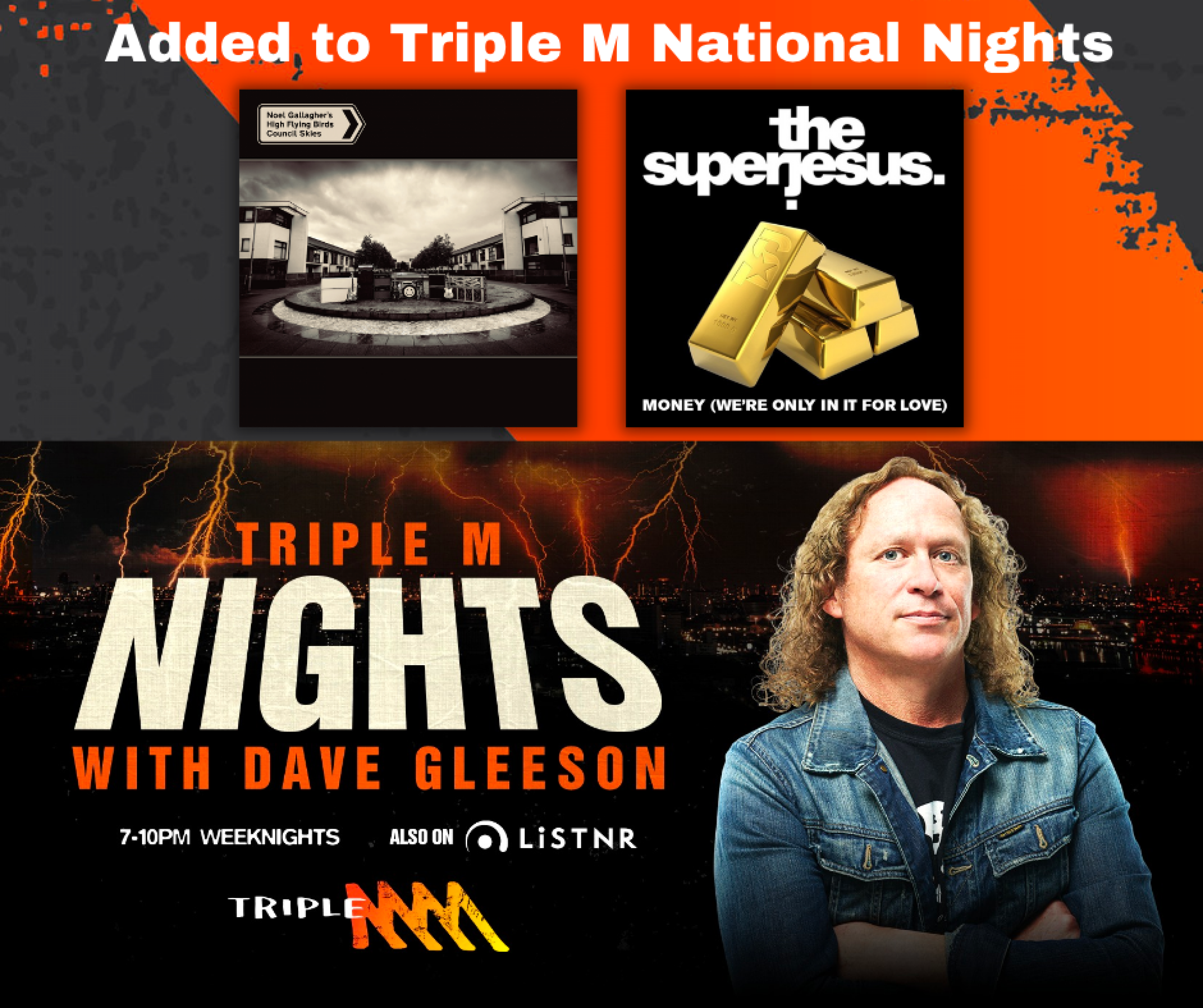 Noel Gallagher's High Flying Birds & The Superjesus added to Triple M National Nights