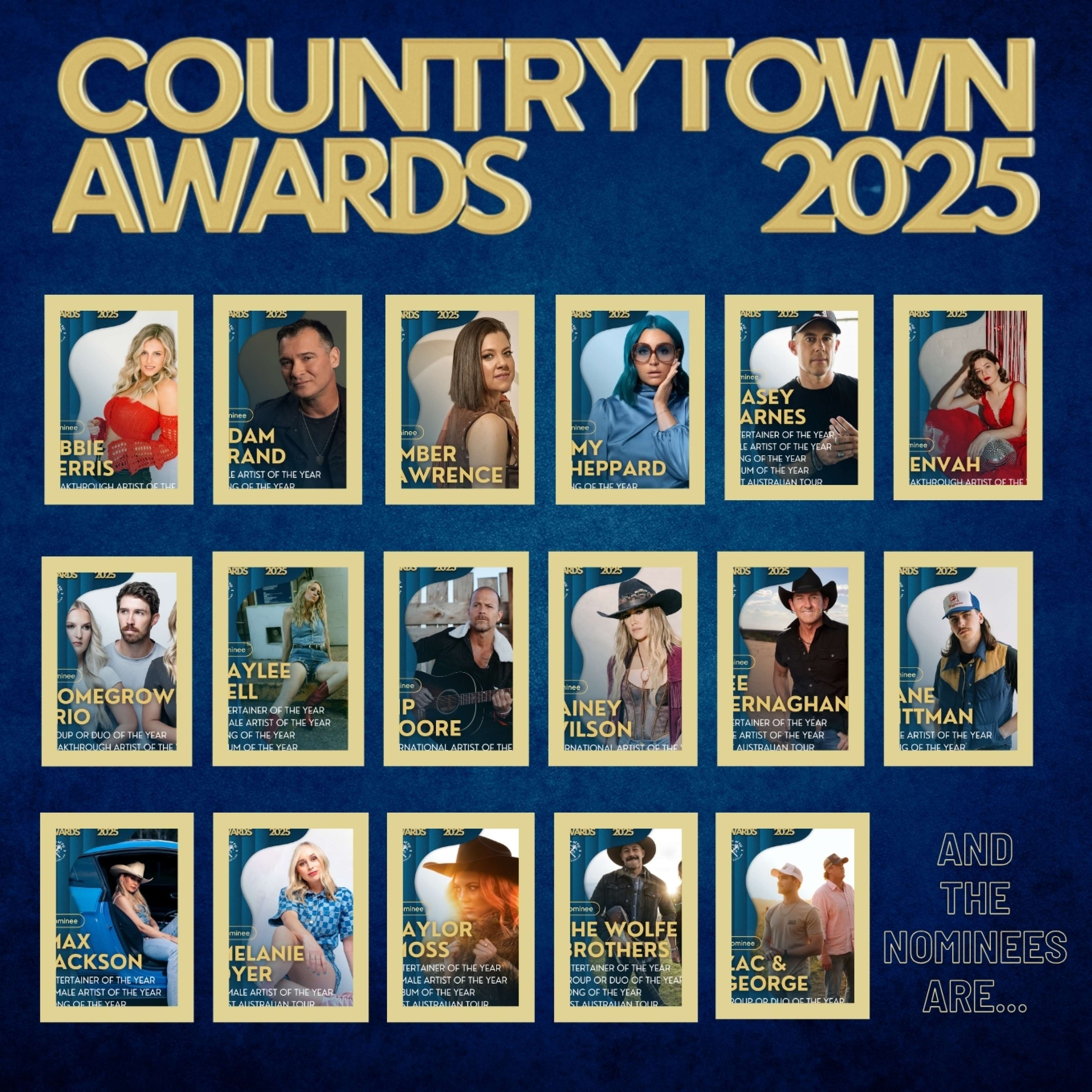 Varrasso PR - CountryTown 2025 Award Nominations 