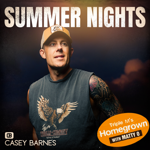 Casey Barnes - "Summer Nights" added to Triple M 