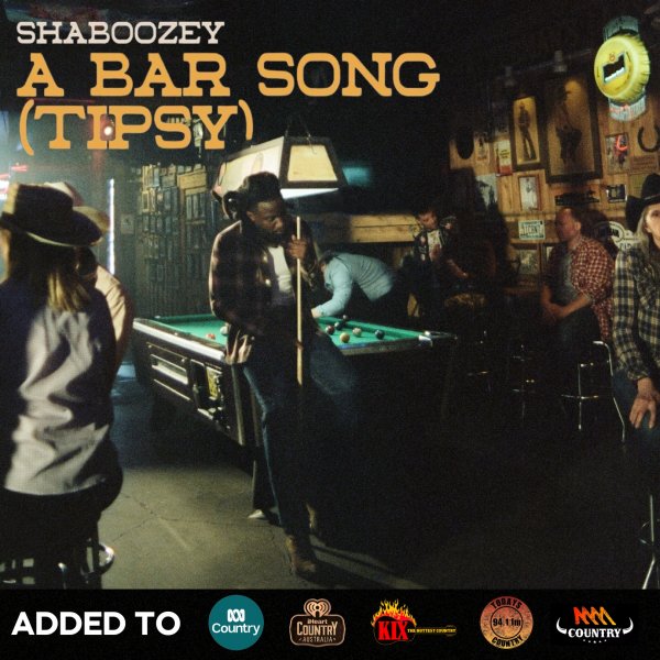 Shaboozey - "A Bar Song (Tipsy)" debuts #25 on the CountryTown National Airplay Charts