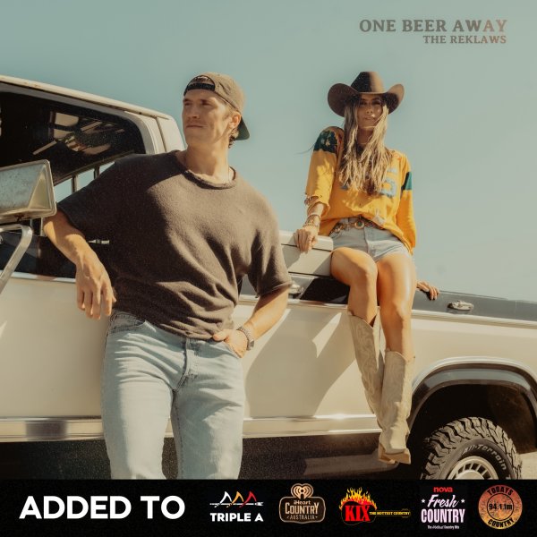 The Reklaws - "One Beer Away" debuts #36 on the Australian CountryTown National Airplay Charts